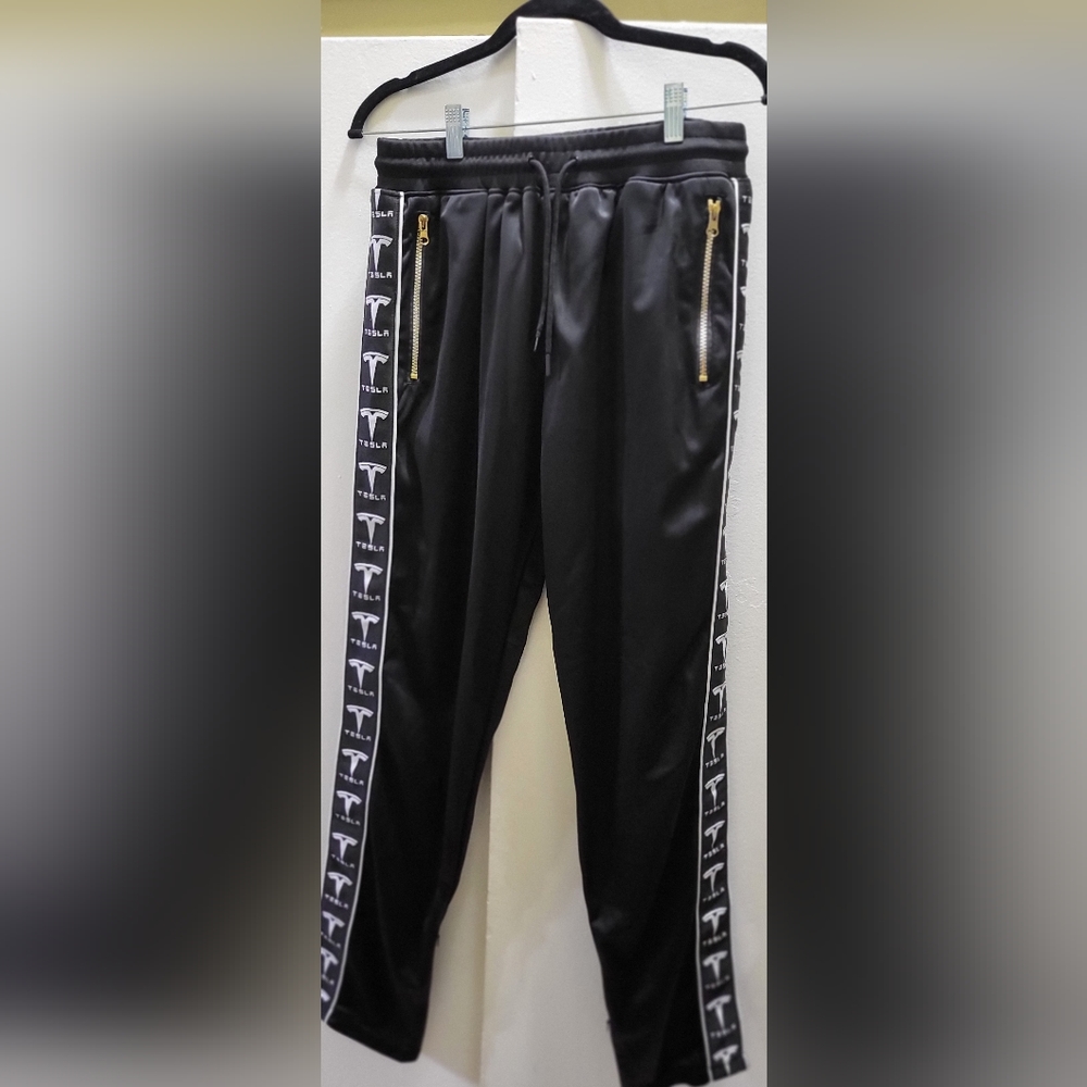 Tesla Men's Black Sweatpants